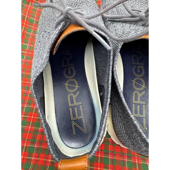 Cole Haan Zerogrand Stitchlite Wingtip Shoes Mens 9.5 Gray Knit Oxford Grand OS main image 4